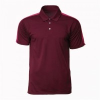 SKP009 Order POLO shirts for men and women to make sports Polo shirts Polo shirts clothing factory contrast color shoulders side view